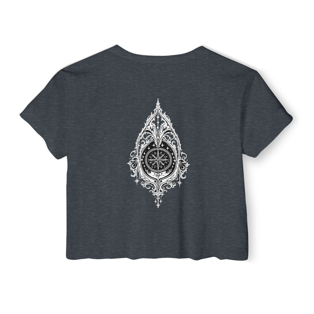 Corporate Dropout Crop Top — Gothic Festival Tee