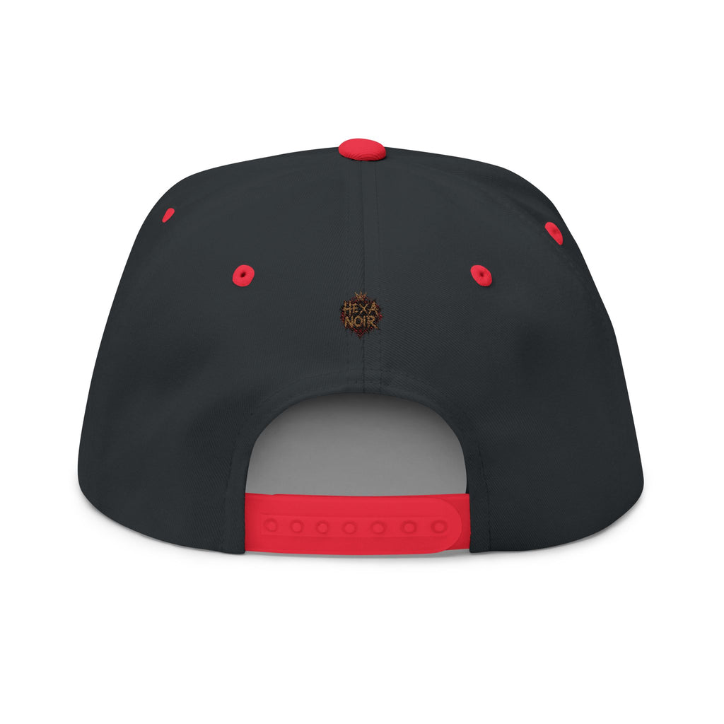 Choke Me (Respectfully) Embroidered Flat Bill Cap — Bold Novelty Snapback Hat