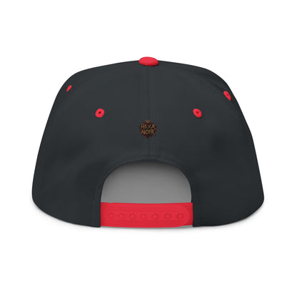 Choke Me (Respectfully) Embroidered Flat Bill Cap — Bold Novelty Snapback Hat