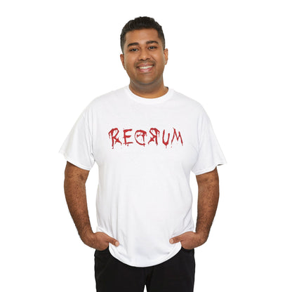 REDRUM' Design, Spooky T-Shirt, Halloween Apparel, Horror Movie Fan Gift, Unique Graphic Tee