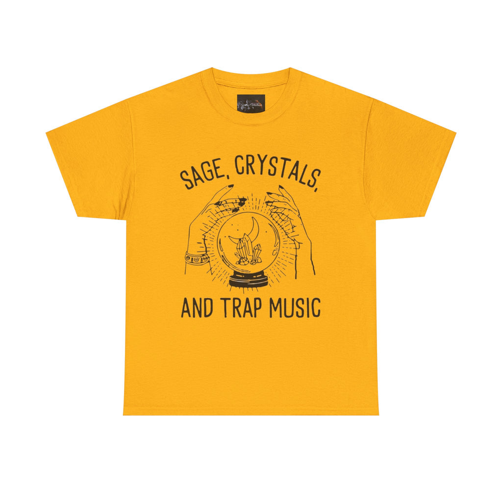 Salvia, Cristalli e Trap Music, Abbigliamento casual, Regalo per amanti della musica, Maglietta spirituale