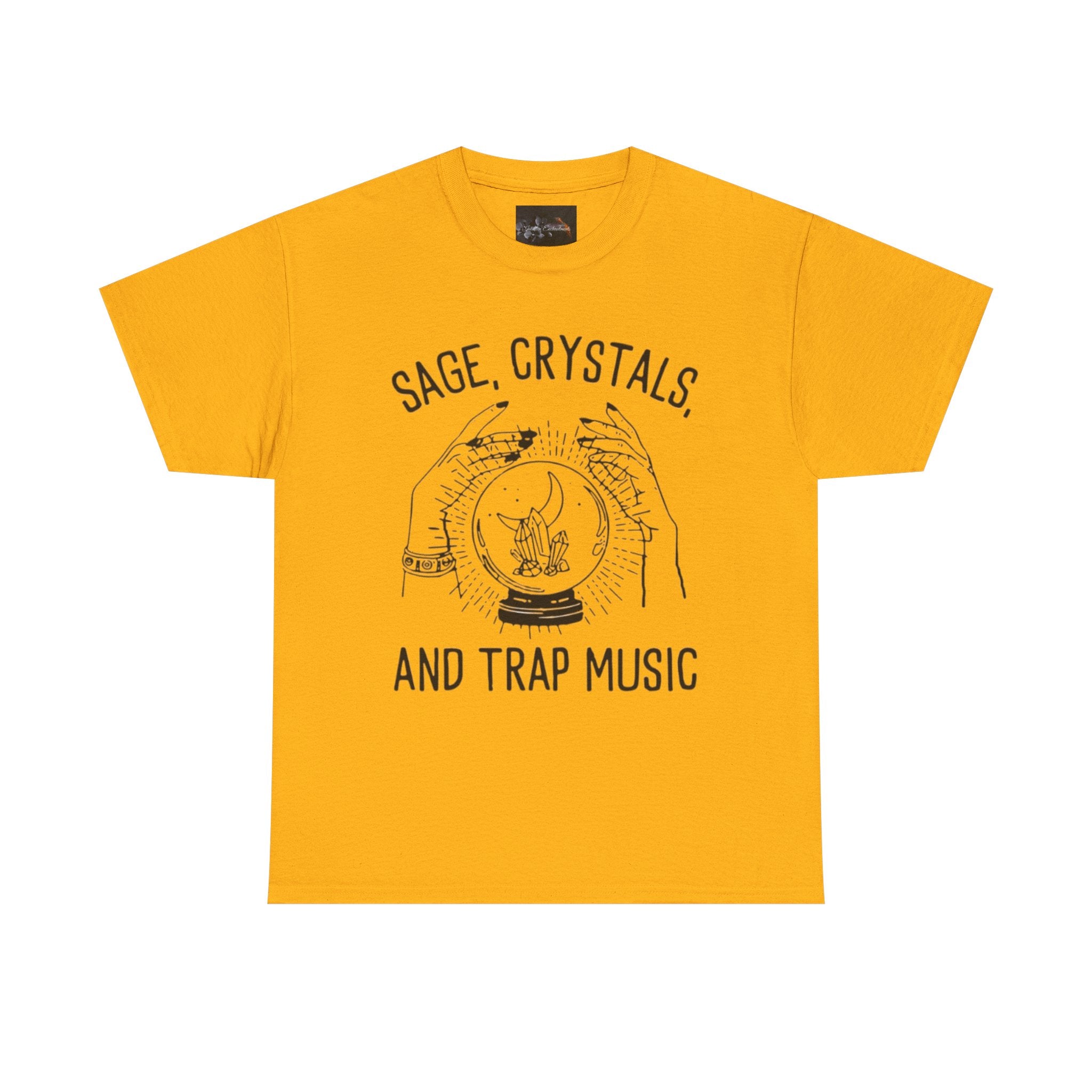 Salvia, Cristalli e Trap Music, Abbigliamento casual, Regalo per amanti della musica, Maglietta spirituale