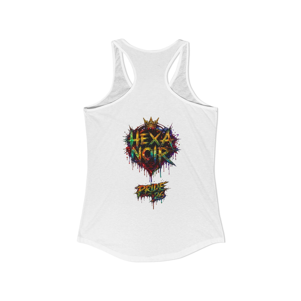 Kiss More Studs Racerback Tank  | Hexa Noir Pride '26