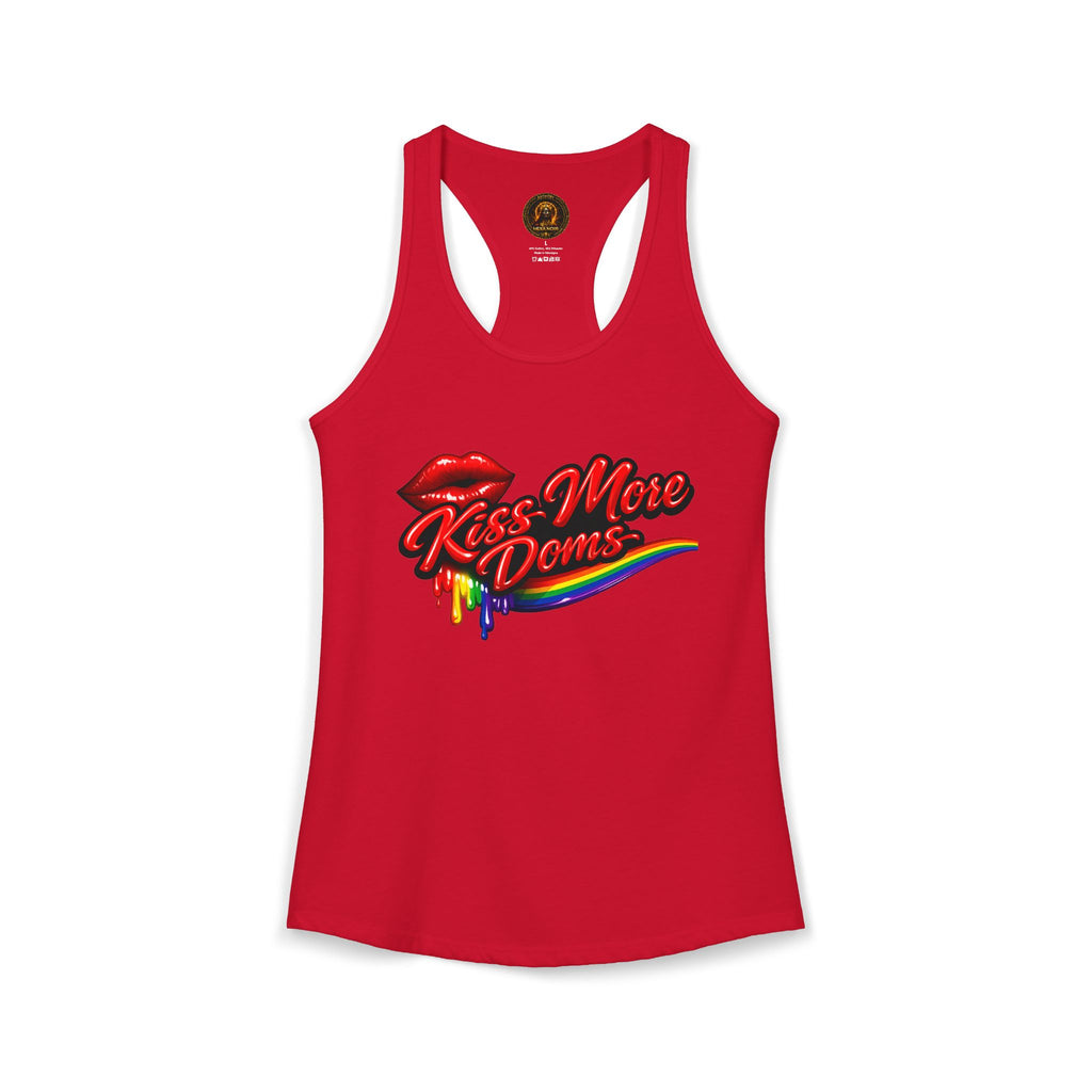 Kiss More Doms Pride Razorback Tank | Hexa Noir Pride '26