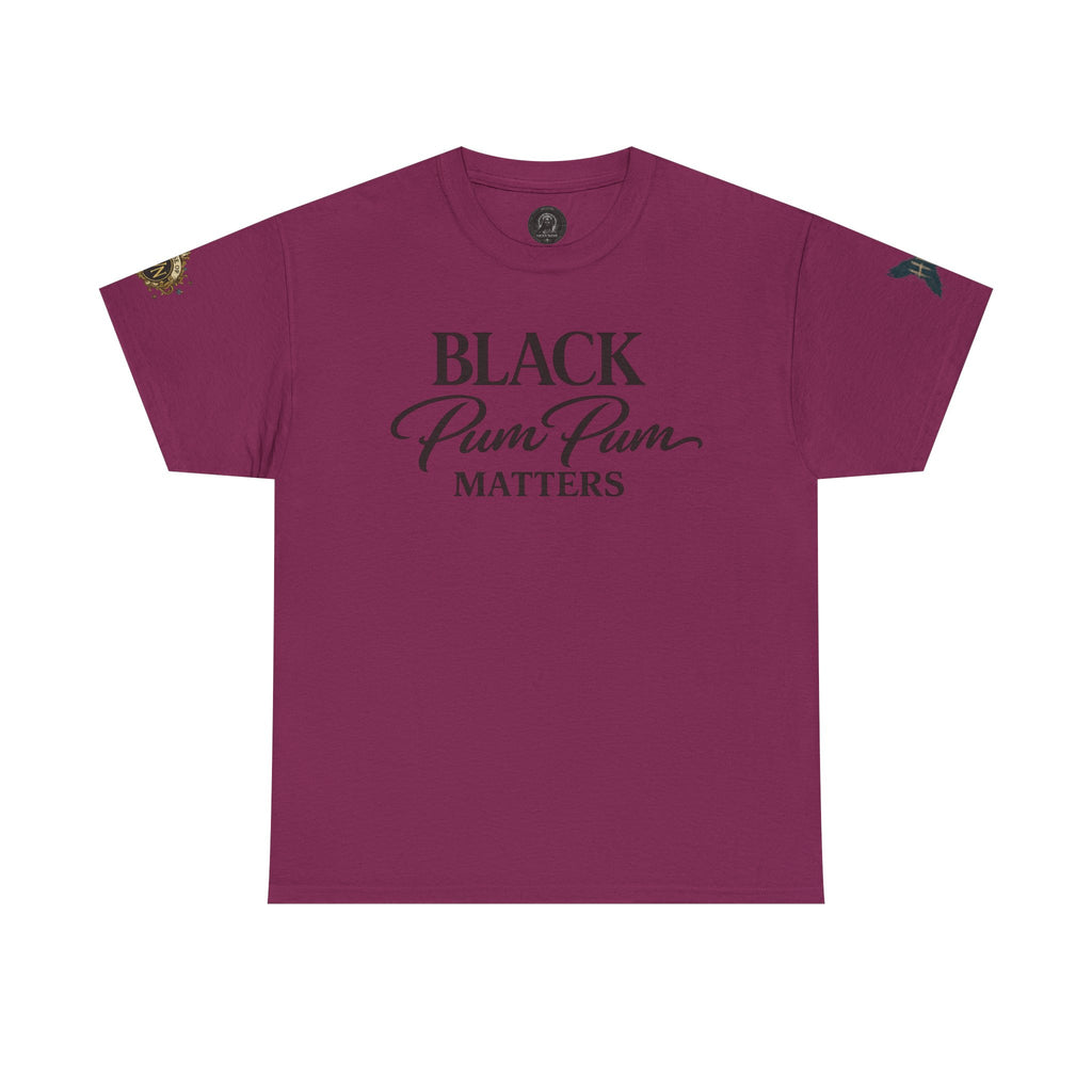 House of H/N Tee BLACK PUM PUM MATTERS