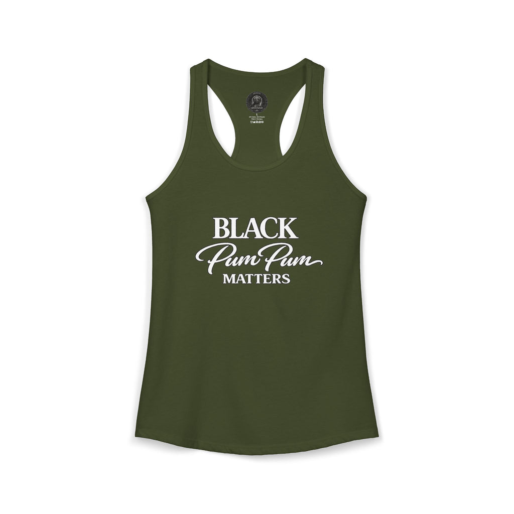House of H/N Tank  BLACK PUM PUM MATTERS