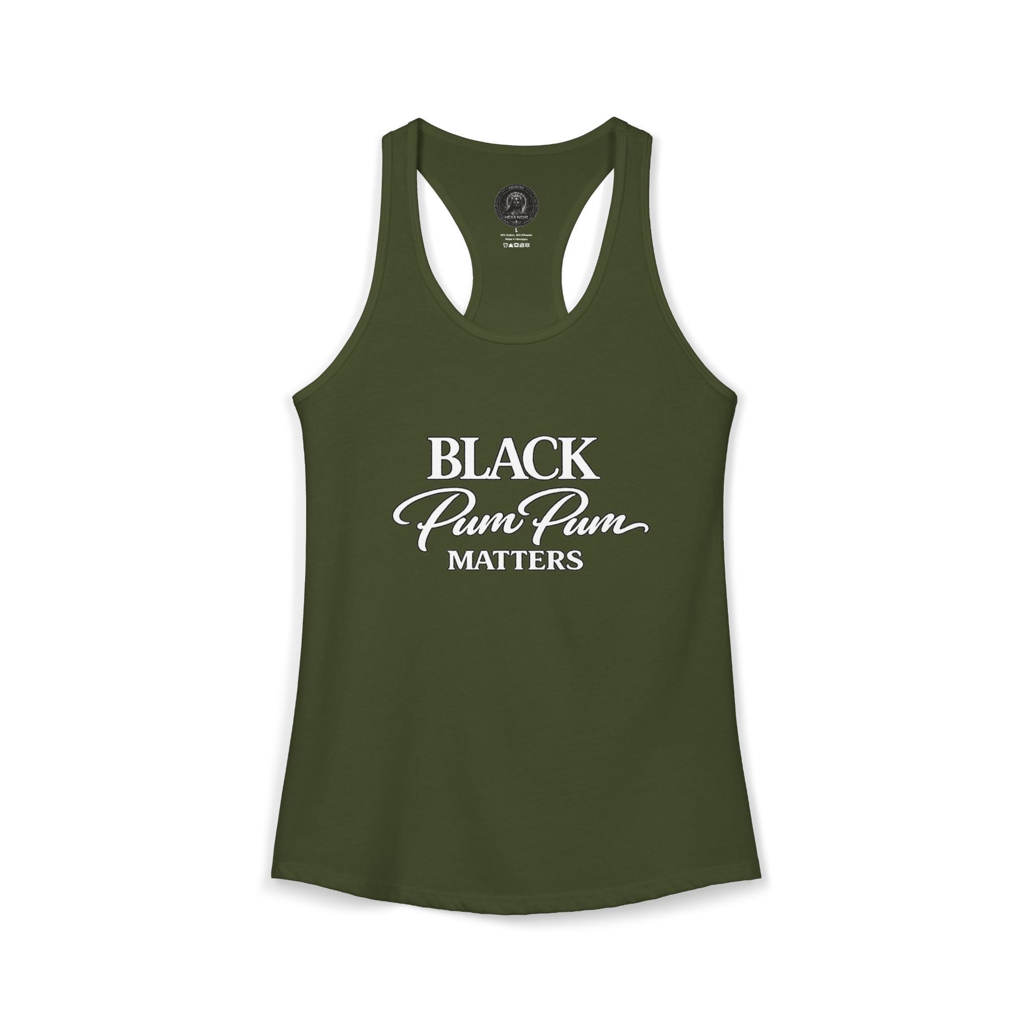 House of H/N Tank  BLACK PUM PUM MATTERS