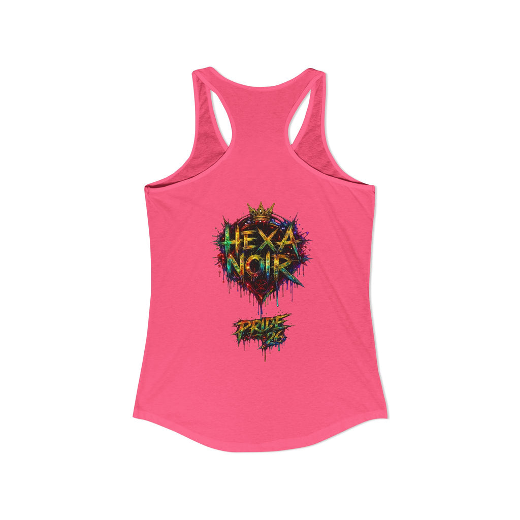 Kiss More Studs Racerback Tank  | Hexa Noir Pride '26