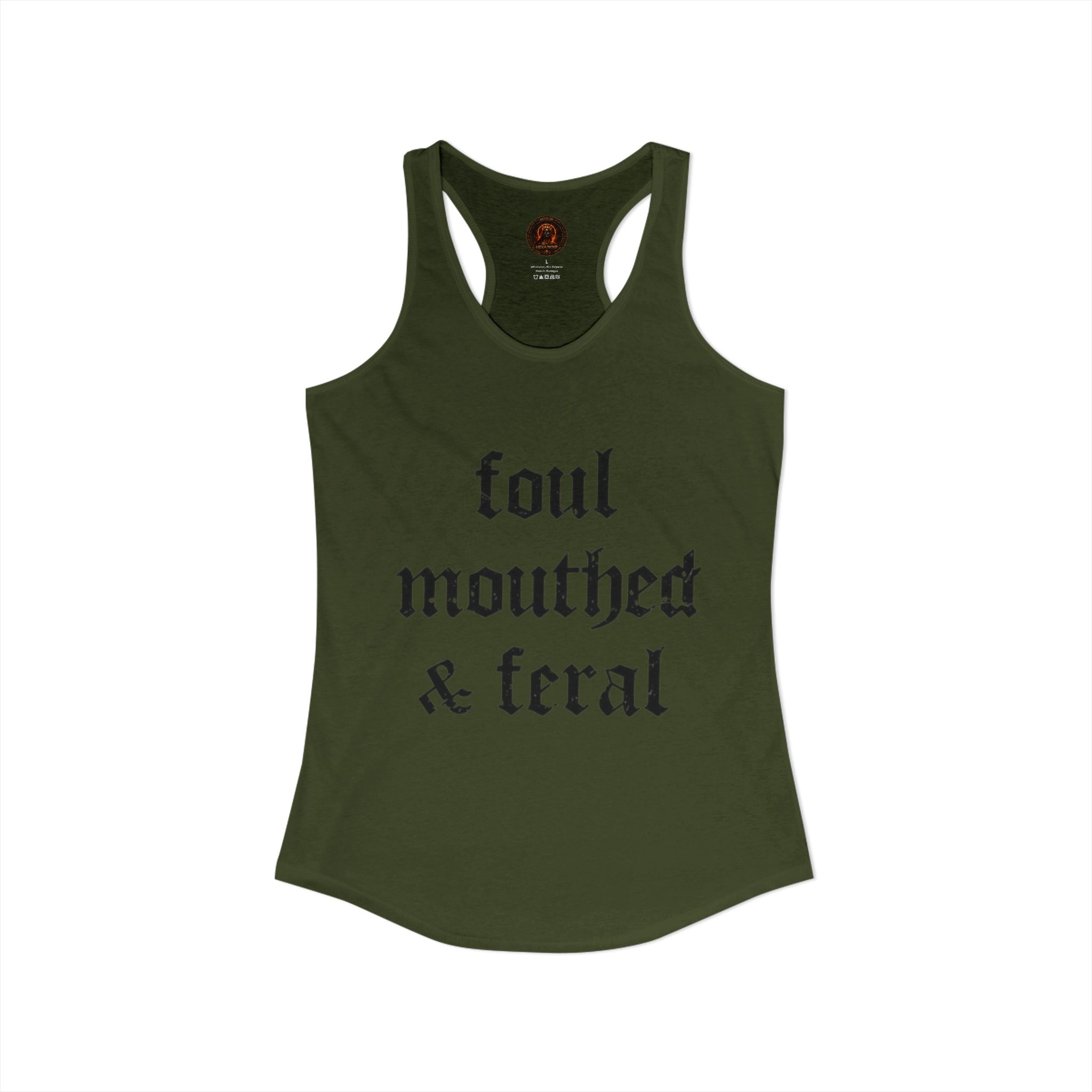 Noir Racerback Tank
