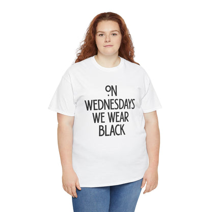 On Wednesdays We Wear Black T‑Shirt