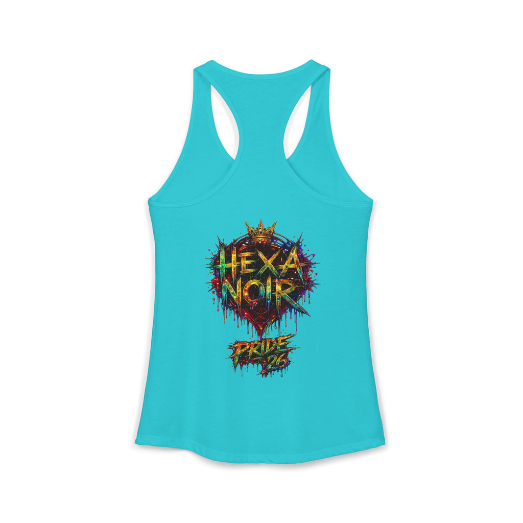 Kiss More Trans Girls Racerback Tank | Hexa Noir Pride '26 Collection
