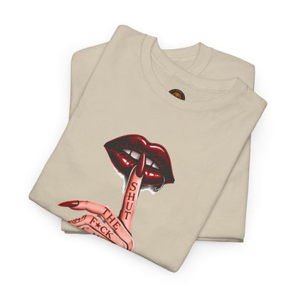 SILENCE. Statement Tee | Gothic Streetwear Shirt | Unisex Dark Aesthetic | Hexa Noir Graphic Tee