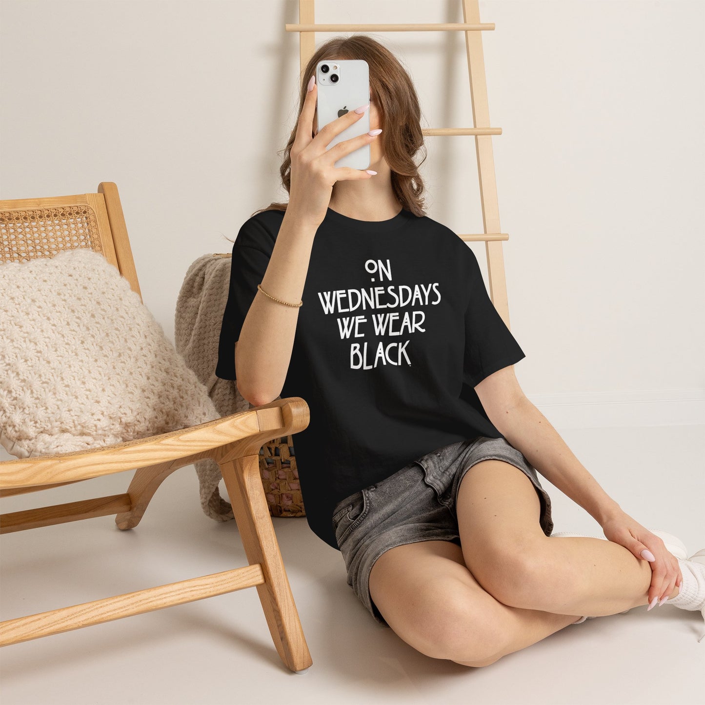 On Wednesdays We Wear Black T‑Shirt