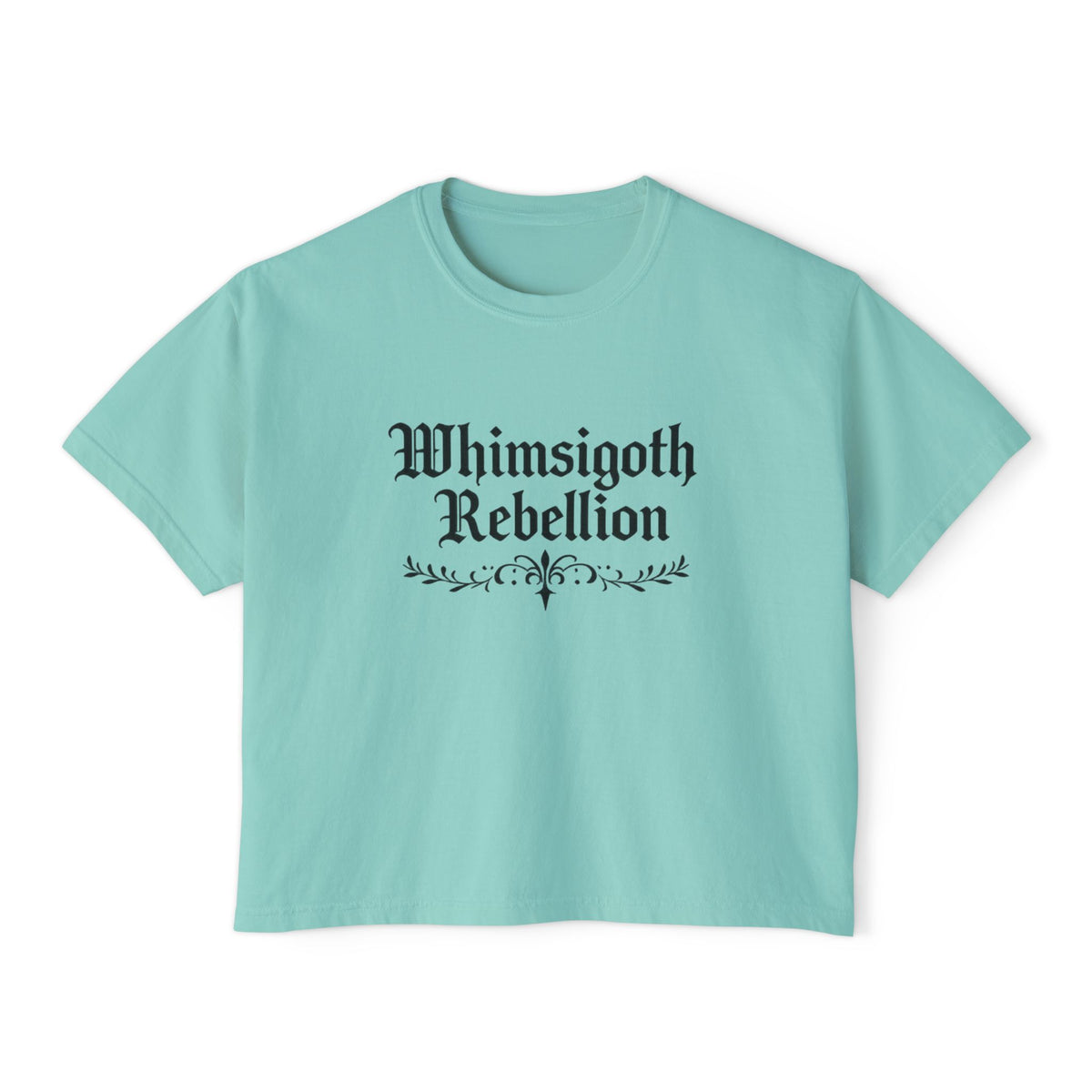 Whimsigoth Rebellion Boxy Tee — “Too Magical to Conform, Too Real to Ignore” Gothic Graphic Shirt