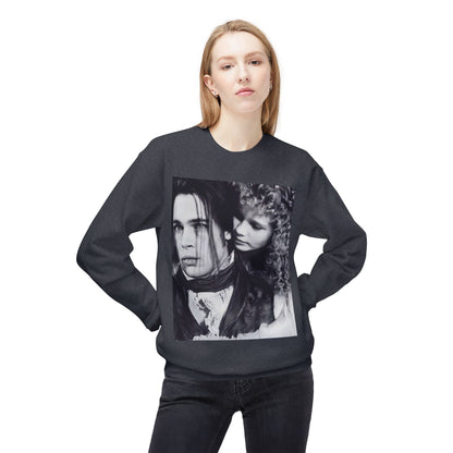 Vampire Romance Fleece Crewneck Sweatshirt, Cozy Sweatshirt, Gothic Fashion