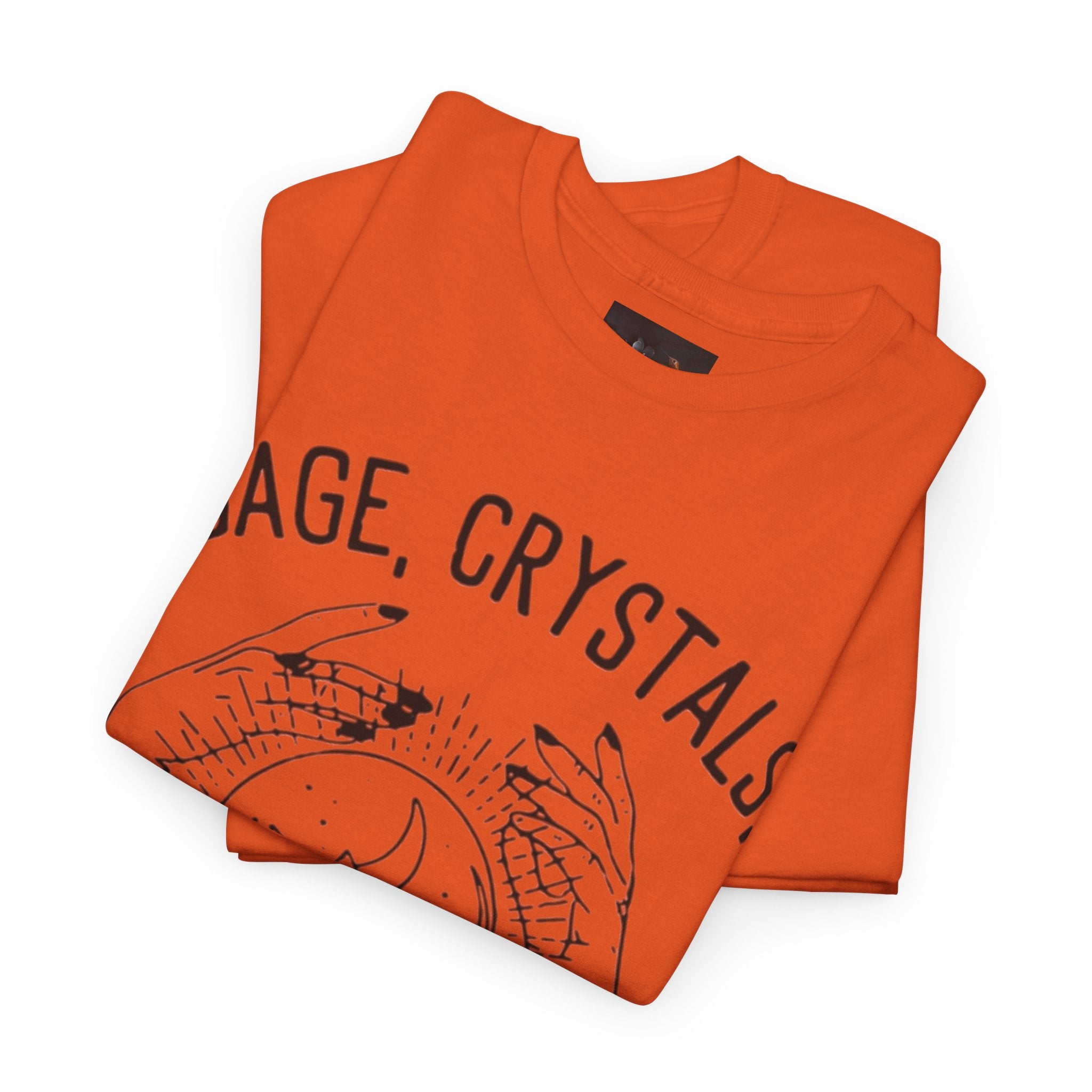 Salvia, Cristalli e Trap Music, Abbigliamento casual, Regalo per amanti della musica, Maglietta spirituale