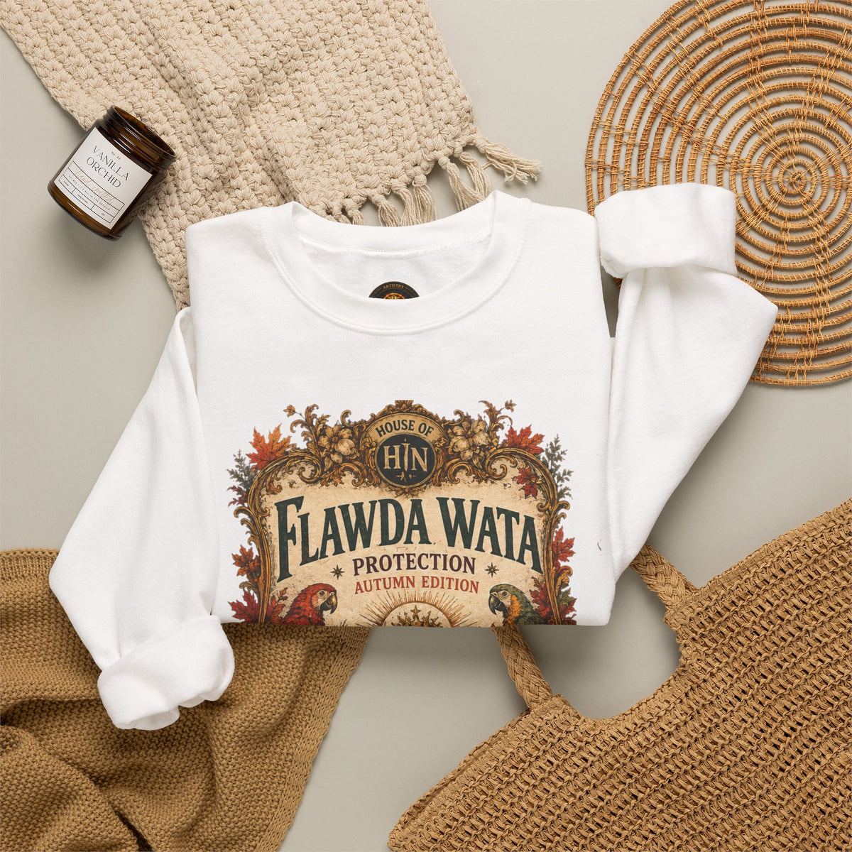 Hexa Noir Flawda Wata Fall Herbal Apothecary  Design