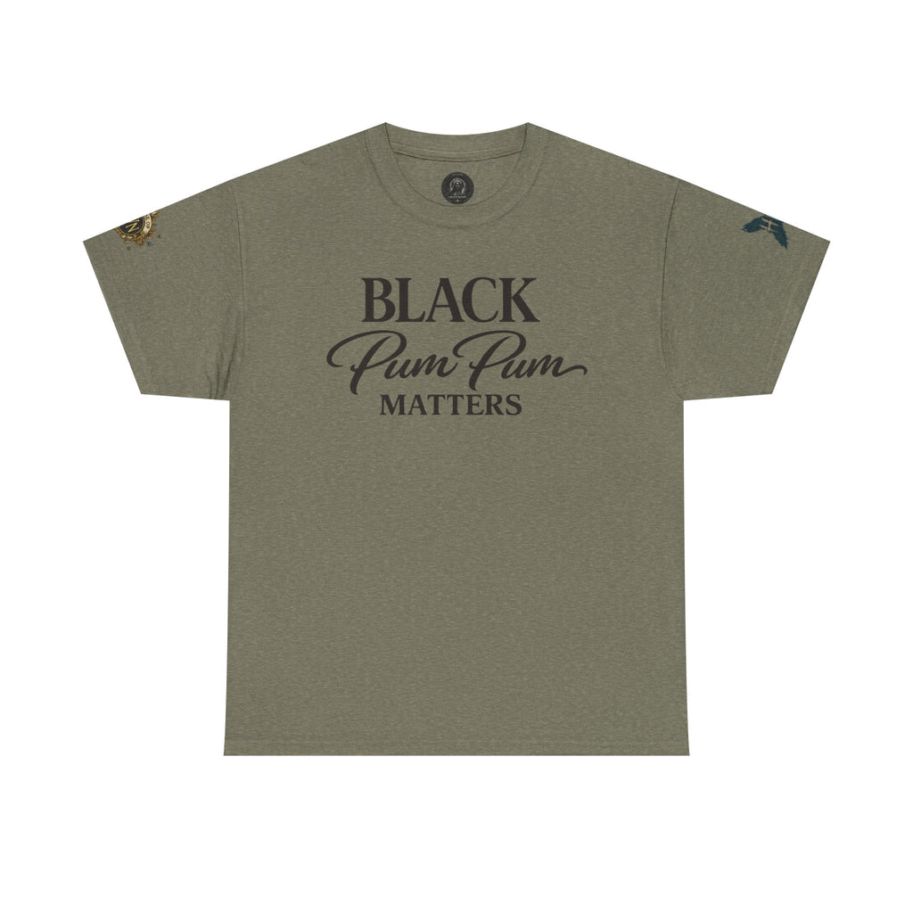House of H/N Tee BLACK PUM PUM MATTERS