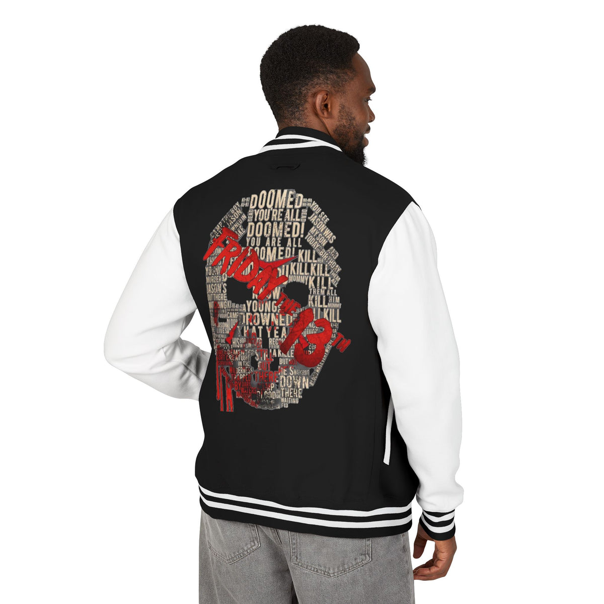 Friday the 13th Horror Movie Fans-Letterman Jacket