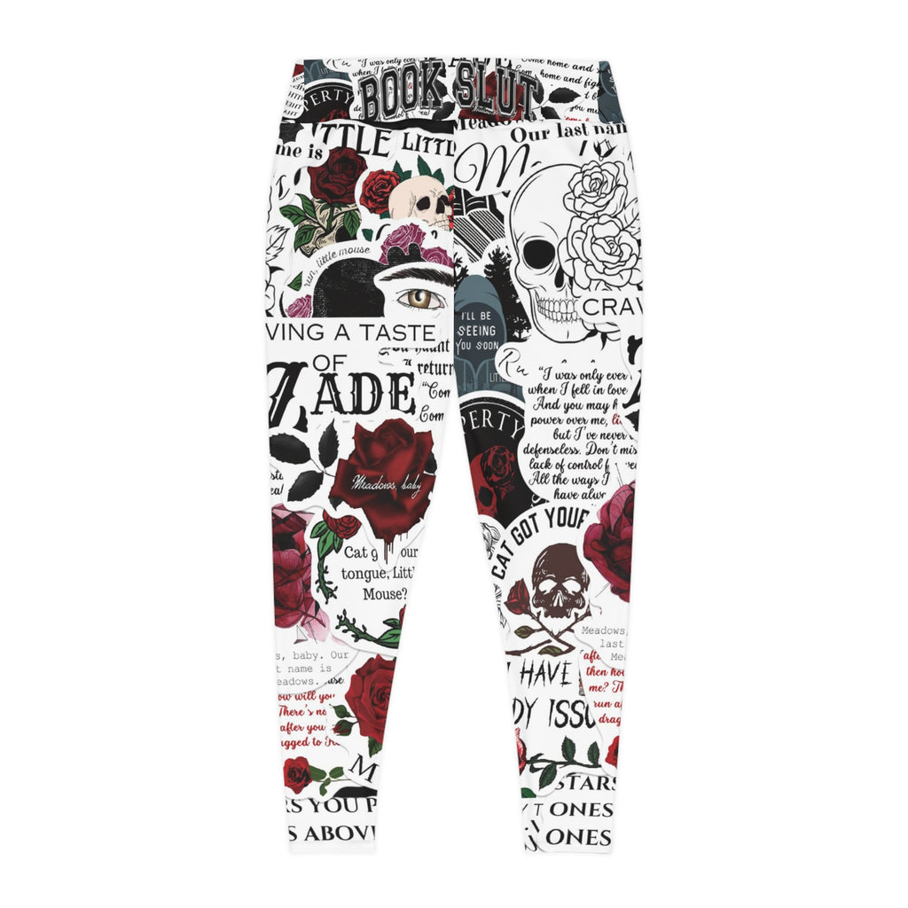 Dark Romance Collage Leggings | Bookish Goth Aesthetic | Reader Girl Outfit | Booktok Inspired