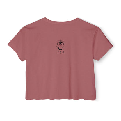 Corporate Dropout Crop Top — Gothic Festival Women's Crop Tee
