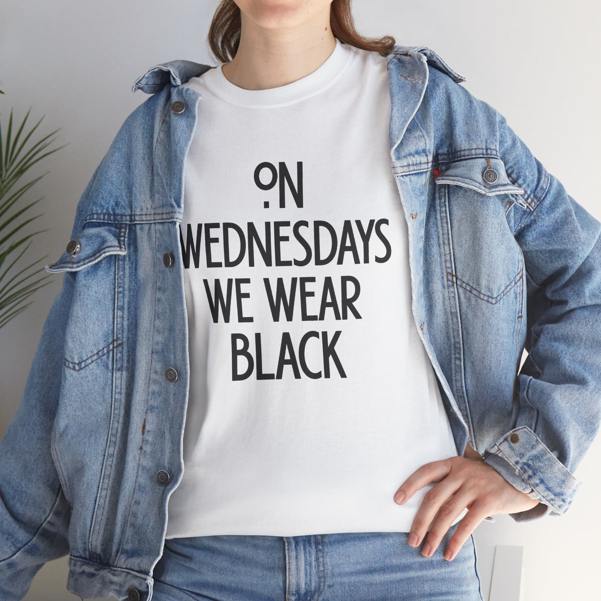 On Wednesdays We Wear Black T‑Shirt
