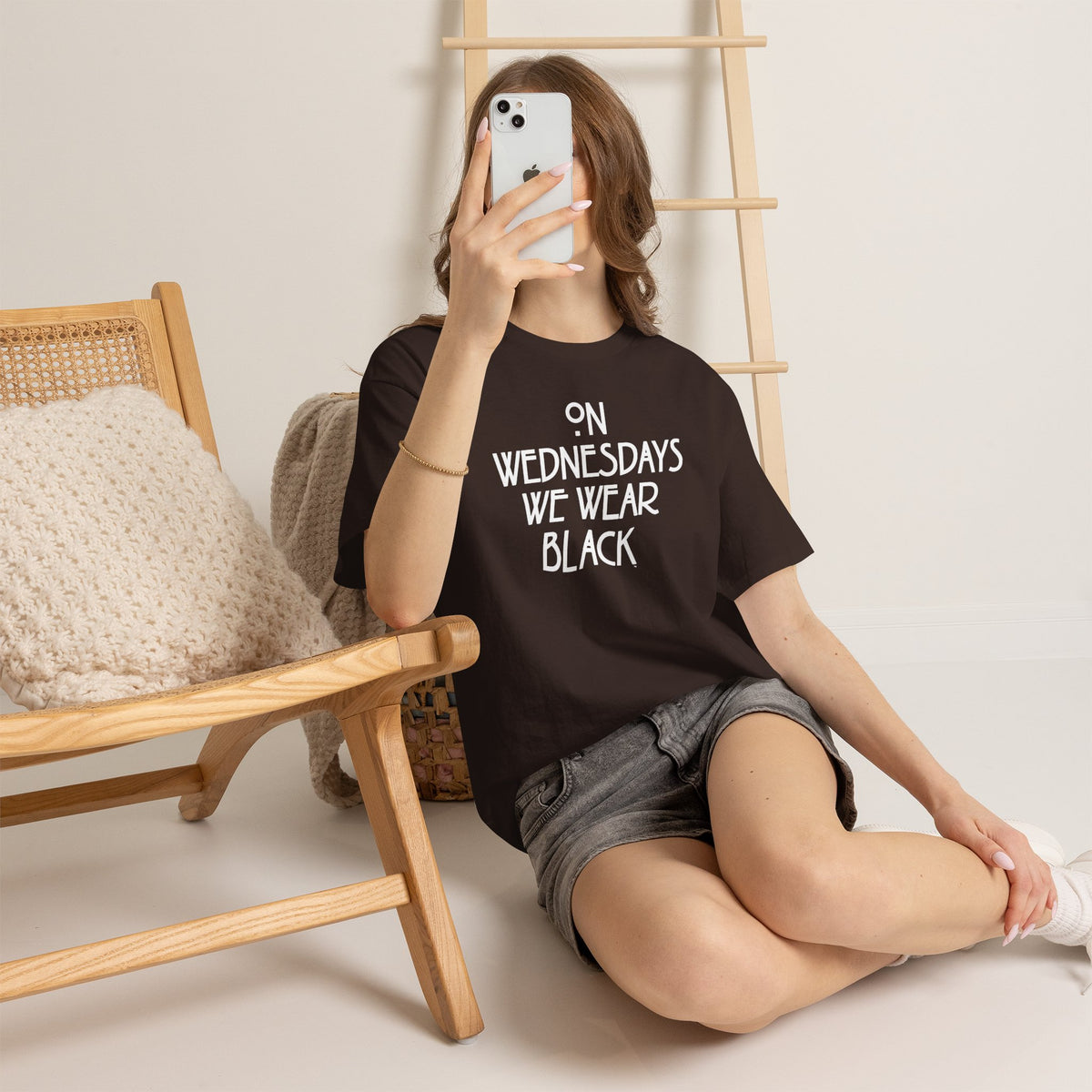 On Wednesdays We Wear Black T‑Shirt