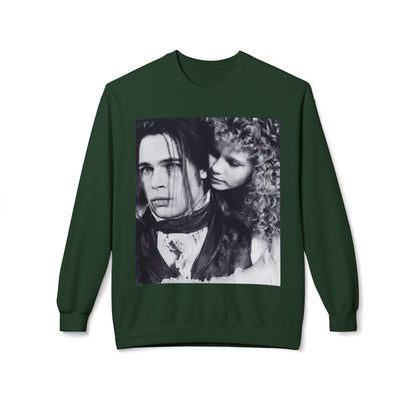 Vampire Romance Fleece Crewneck Sweatshirt, Cozy Sweatshirt, Gothic Fashion