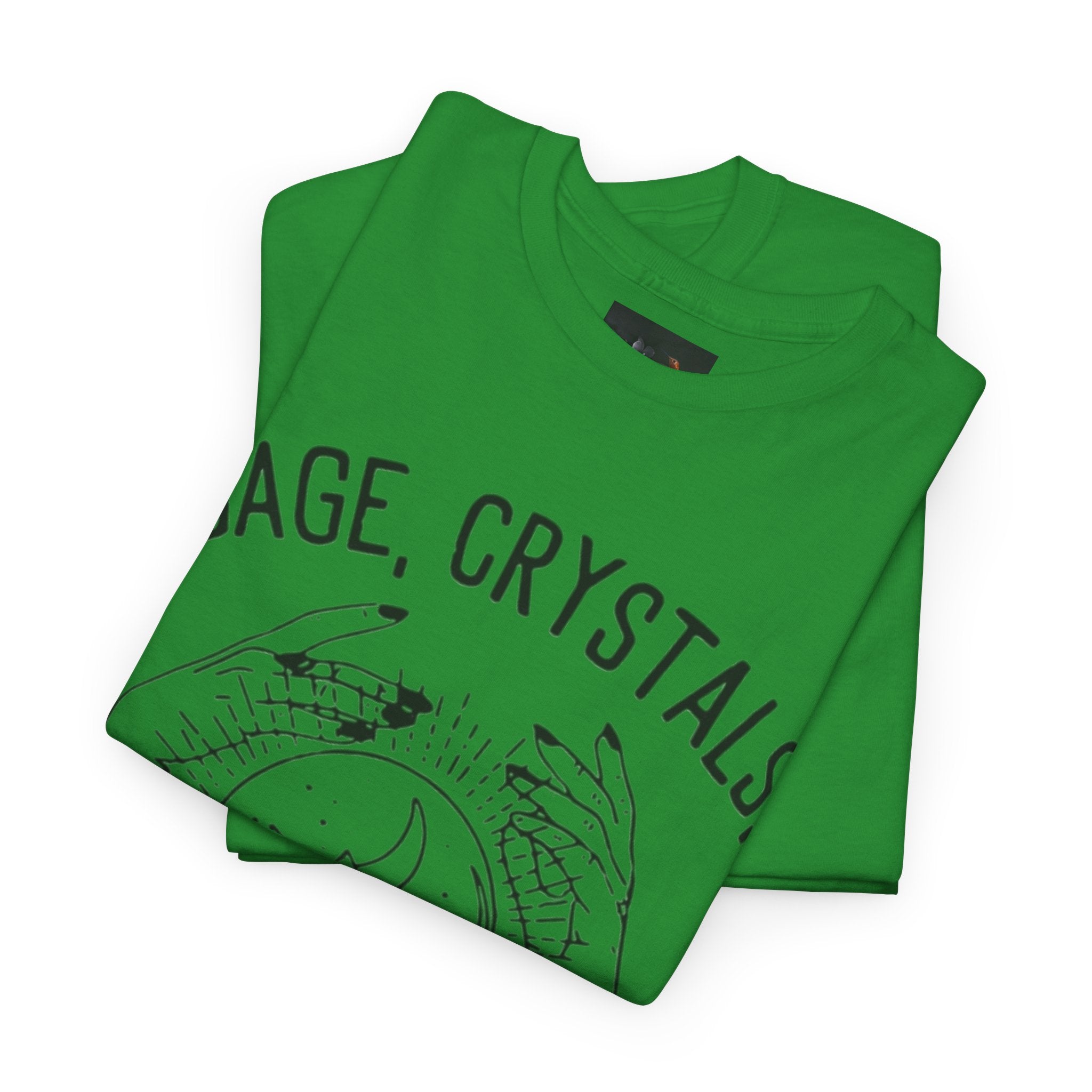 Salvia, Cristalli e Trap Music, Abbigliamento casual, Regalo per amanti della musica, Maglietta spirituale
