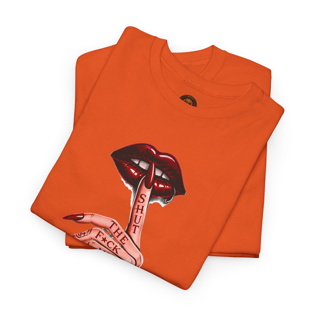 SILENCE. Statement Tee | Gothic Streetwear Shirt | Unisex Dark Aesthetic | Hexa Noir Graphic Tee