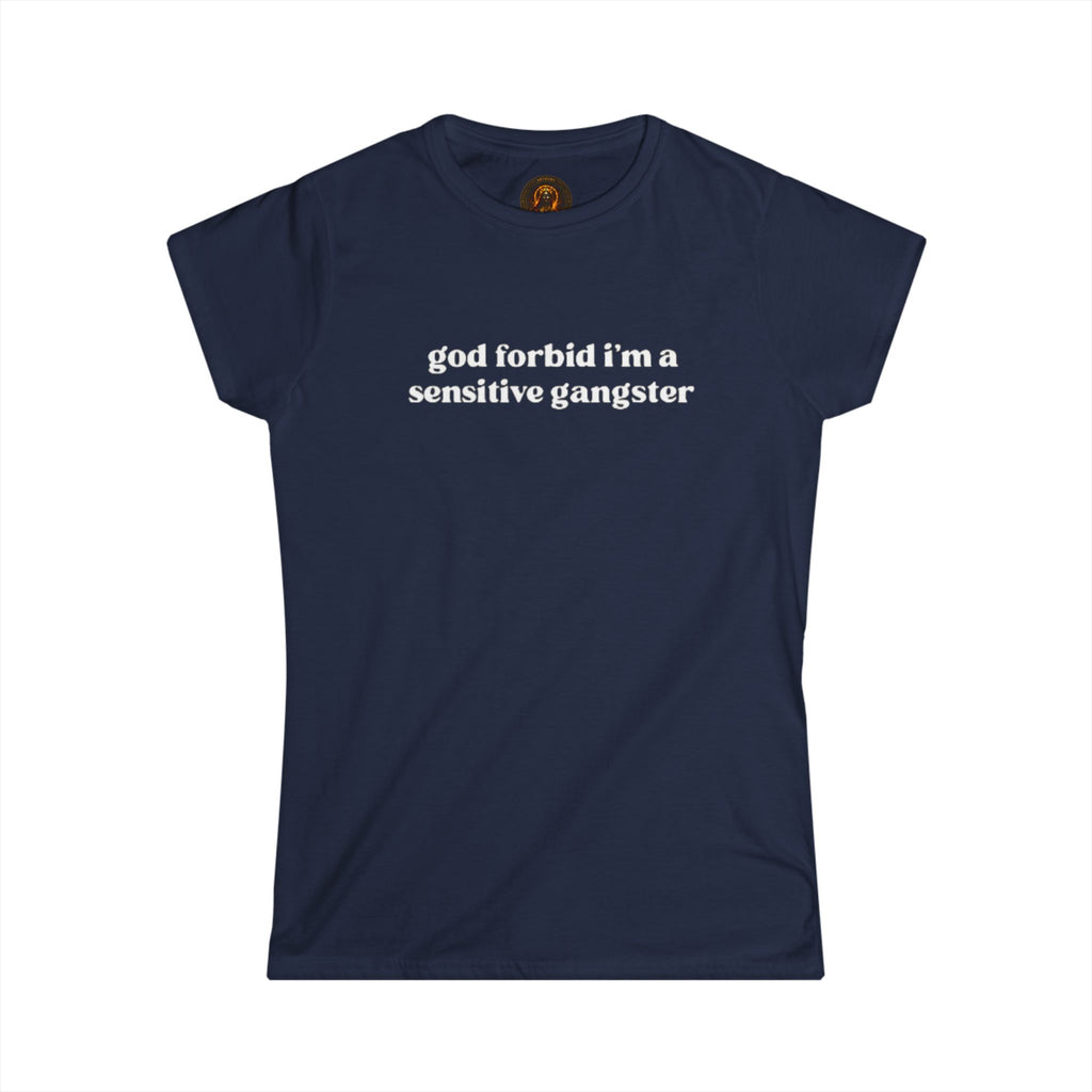 Sensitive Gangster Women's Sarcastic Graphic Tee