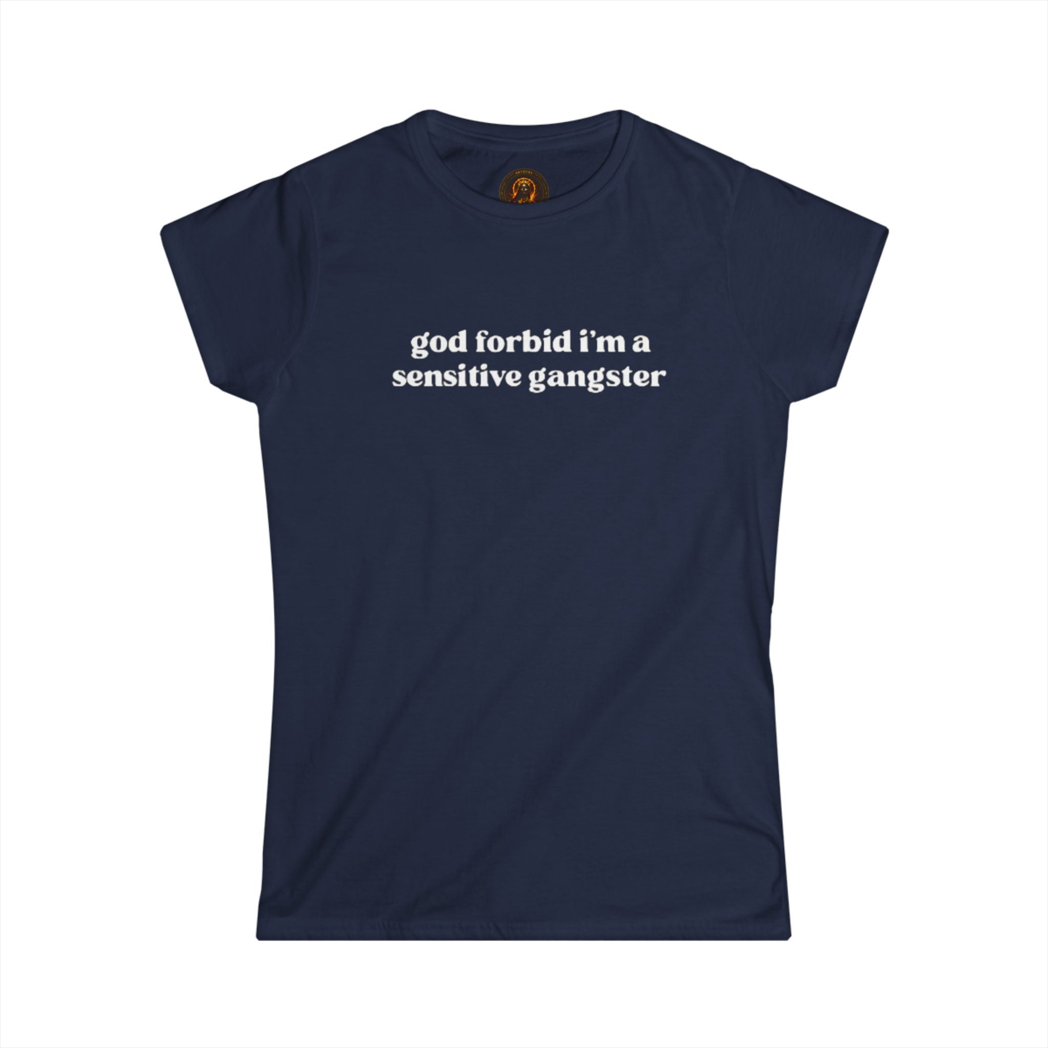 Sensitive Gangster Women's Sarcastic Graphic Tee