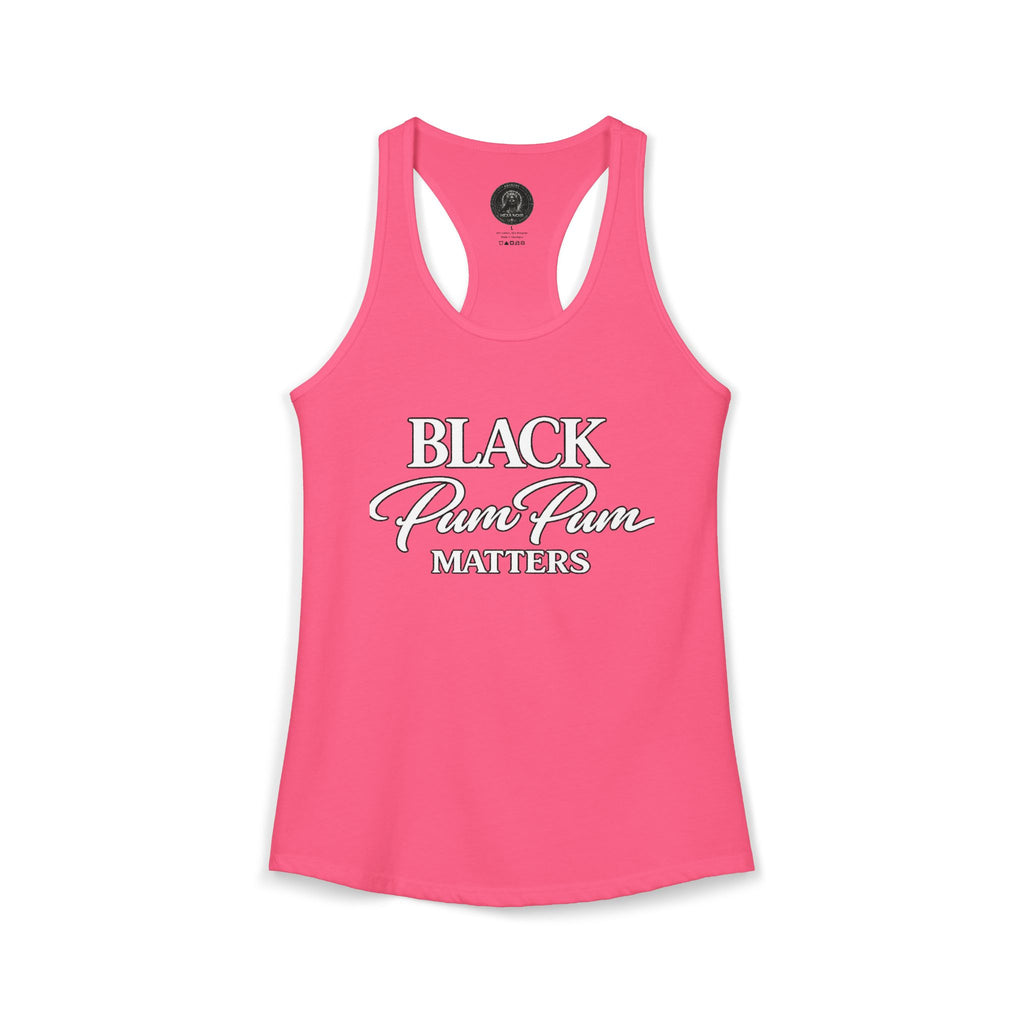 House of H/N Tank  BLACK PUM PUM MATTERS