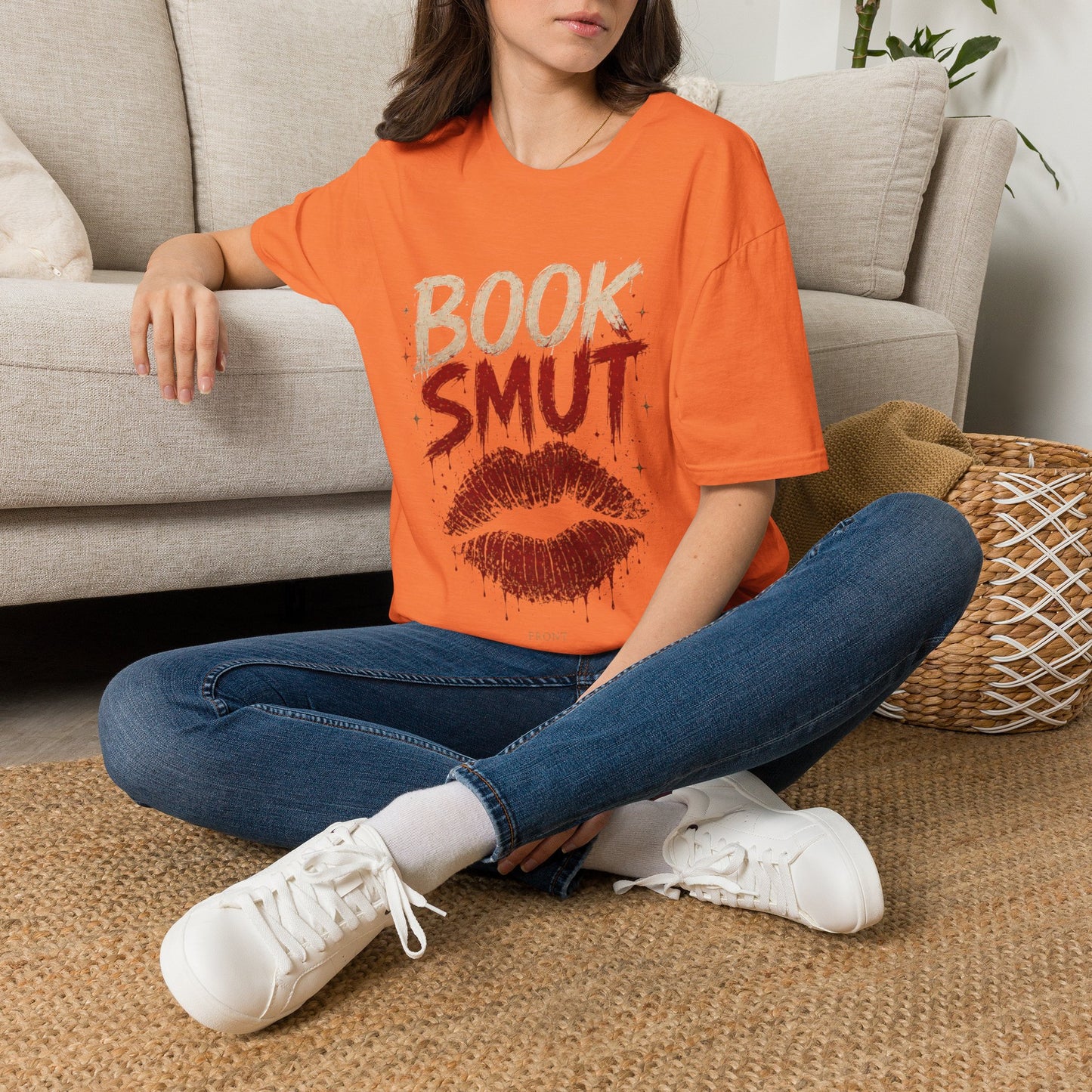 Book Smug  Lettering Tee  – Dark Romance Reader Aesthetic