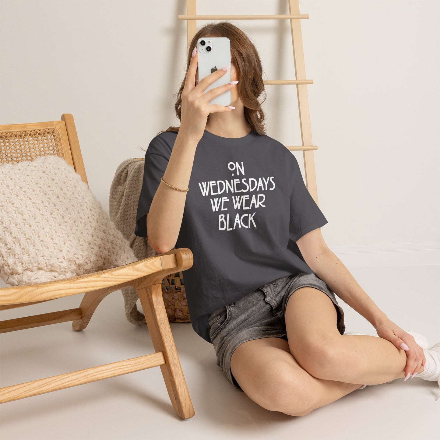 On Wednesdays We Wear Black T‑Shirt