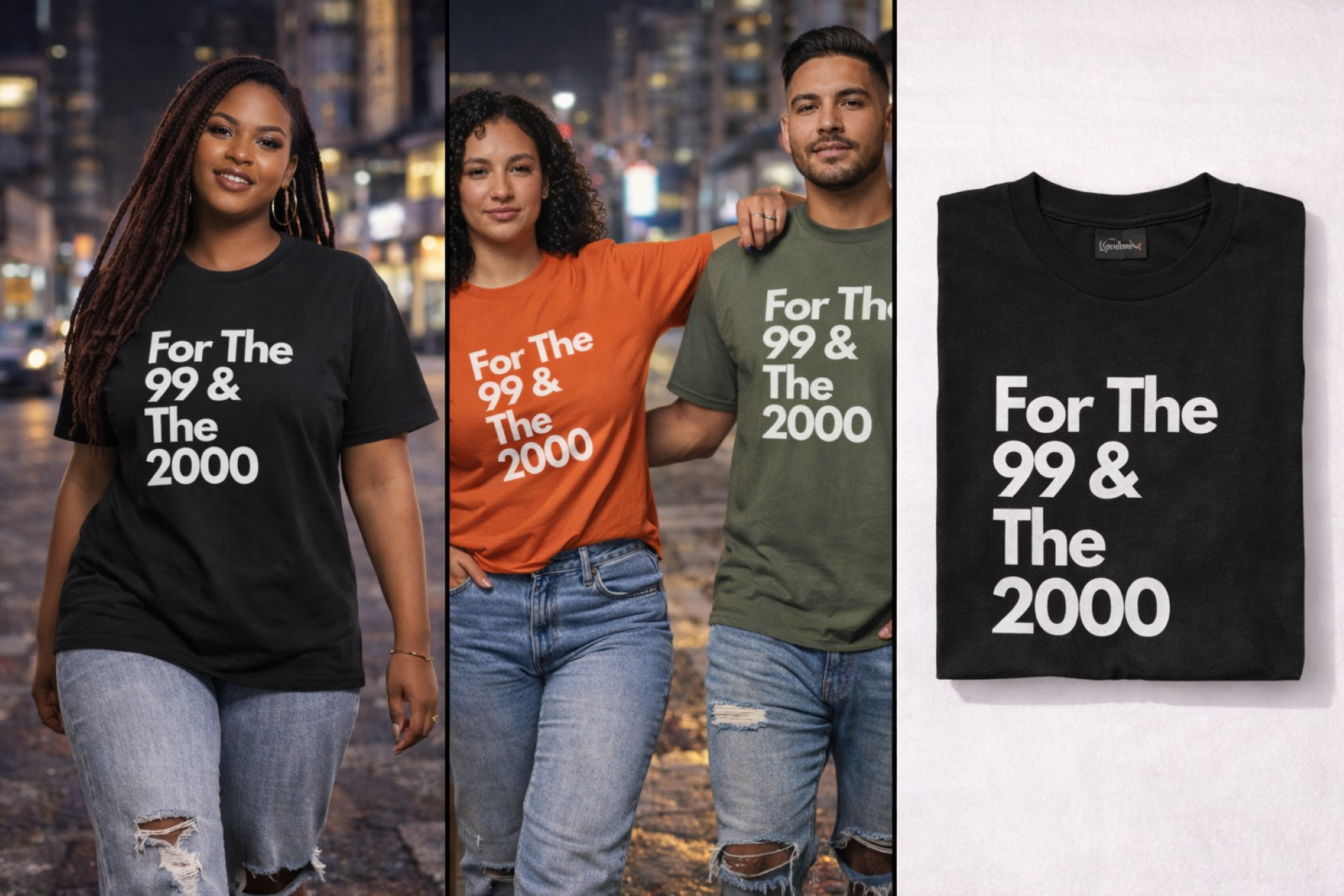 For The 99 & The 2000 Tee – Nostalgia Street Collection