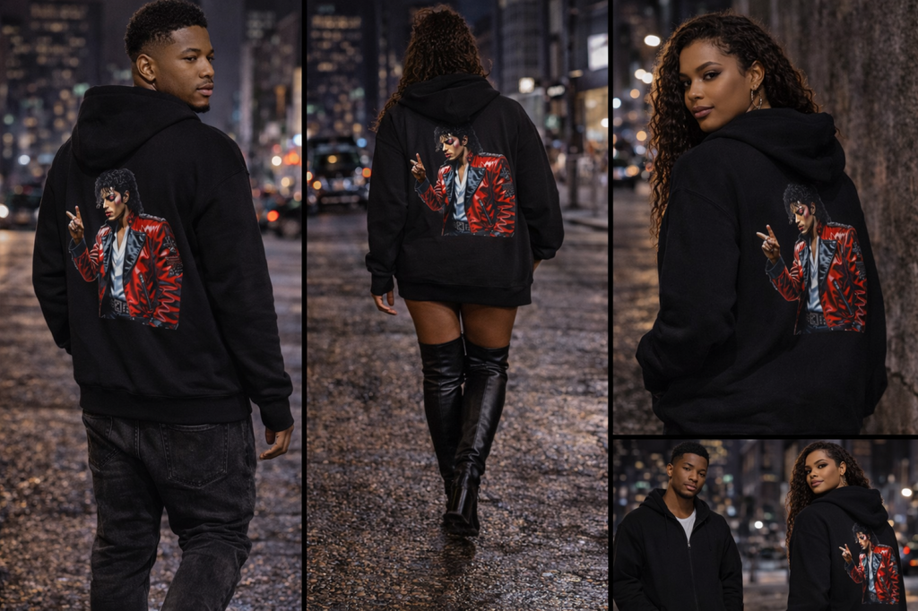 Thriller Vibes Zip Hoodie