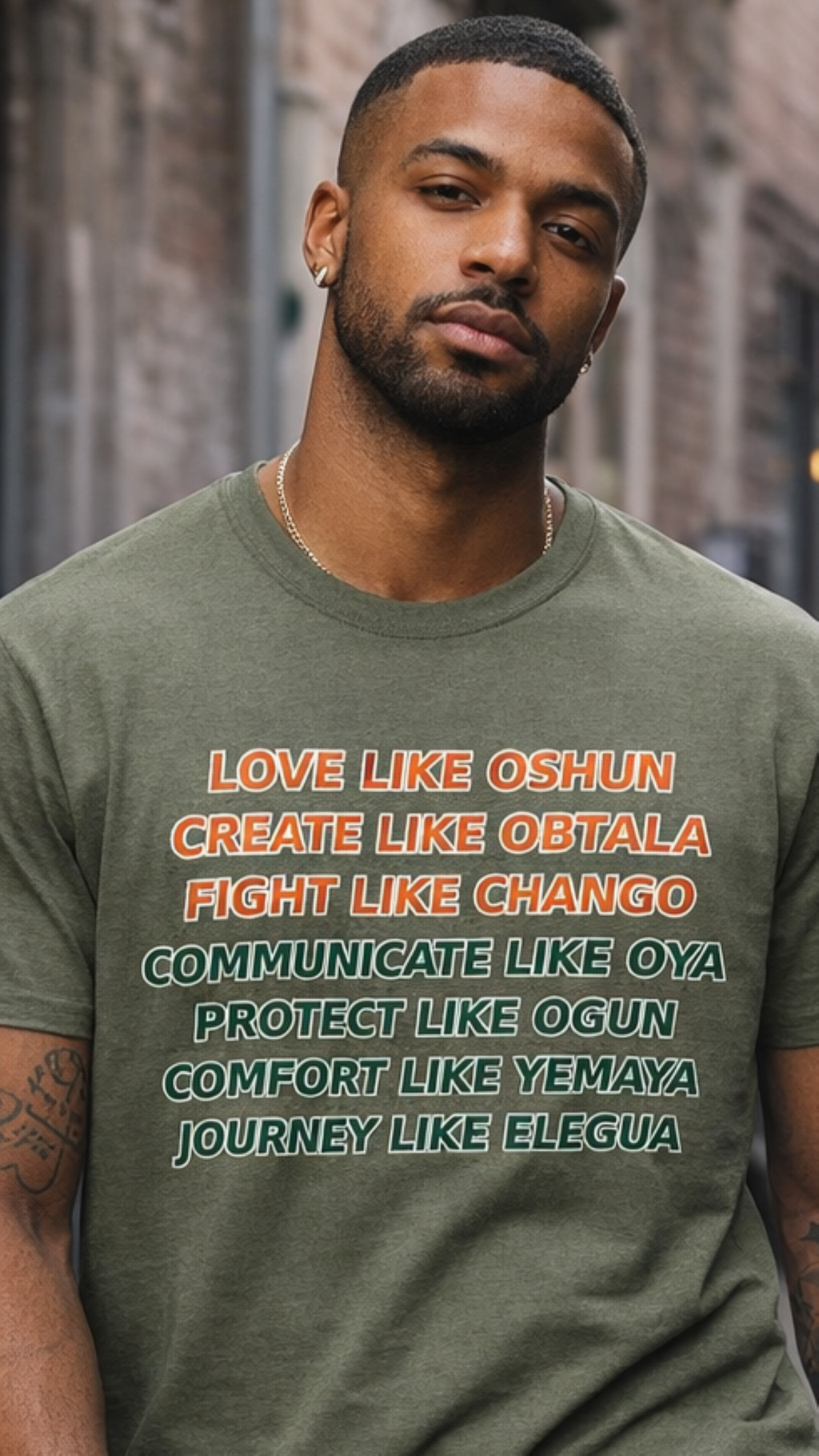 Orisha Unisex Cotton Graphic T-Shirt