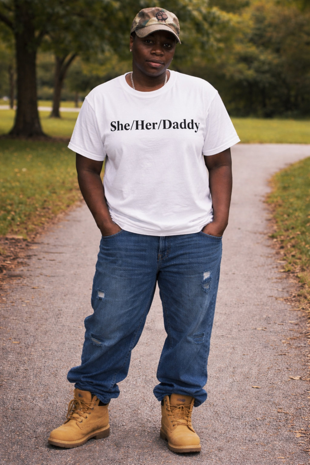 She/Her/Daddy Unisex Softstyle T-Shirt