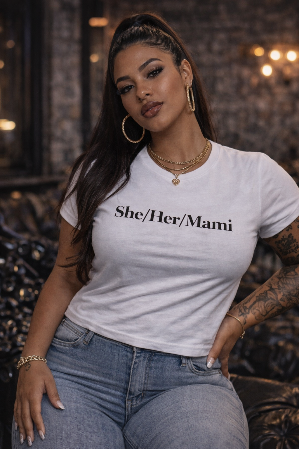 She/Her/Mami Unisex Heavy Cotton Tee