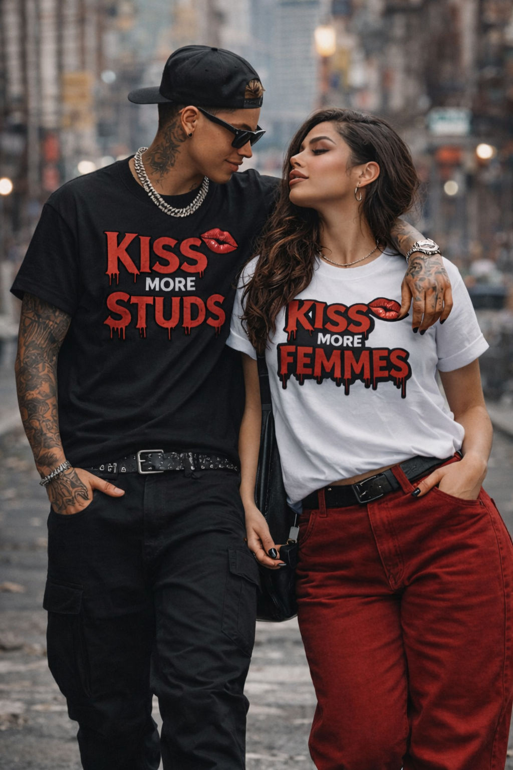 Kiss More Studs T-Shirt