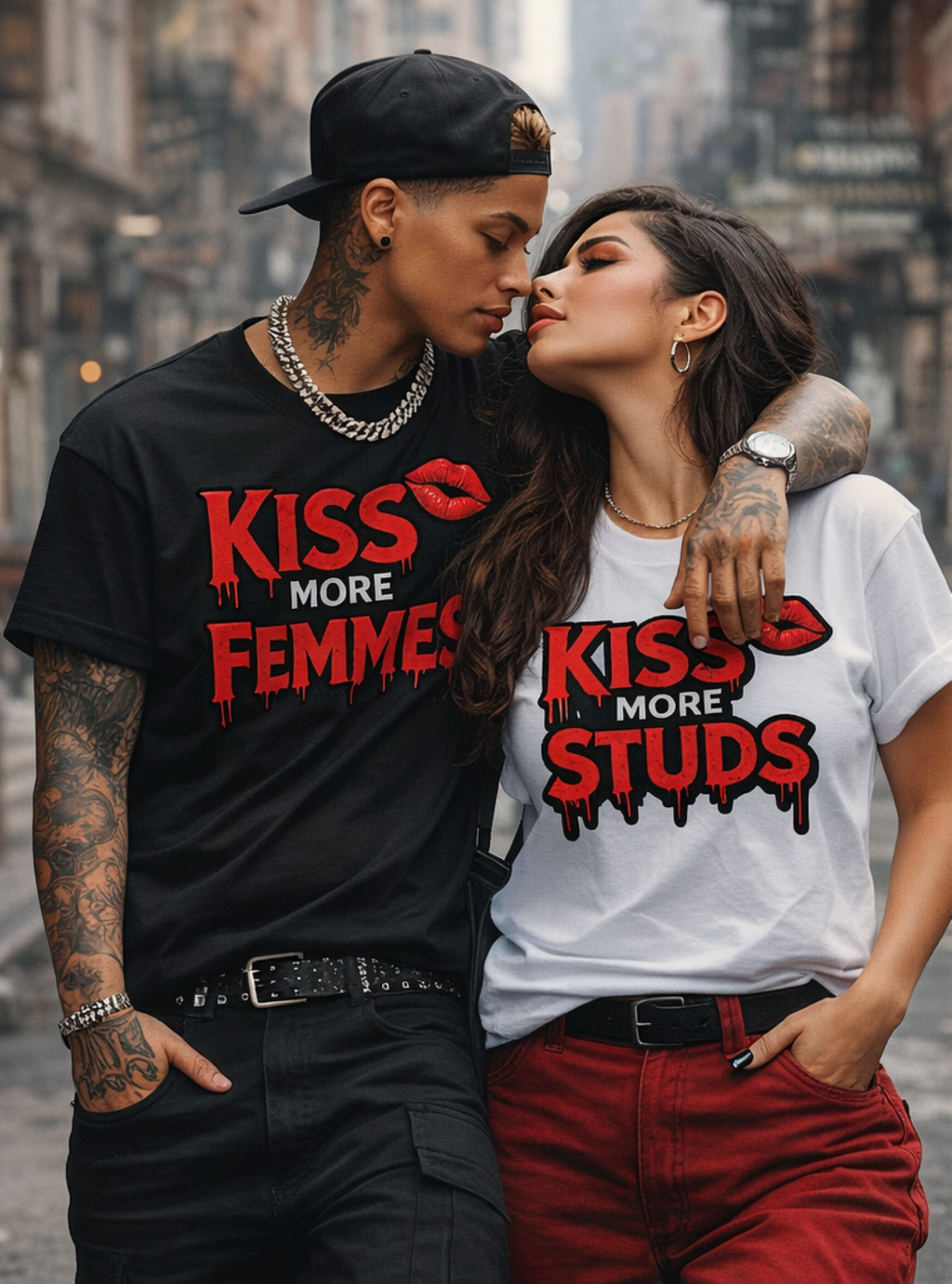 Kiss More Studs T-Shirt