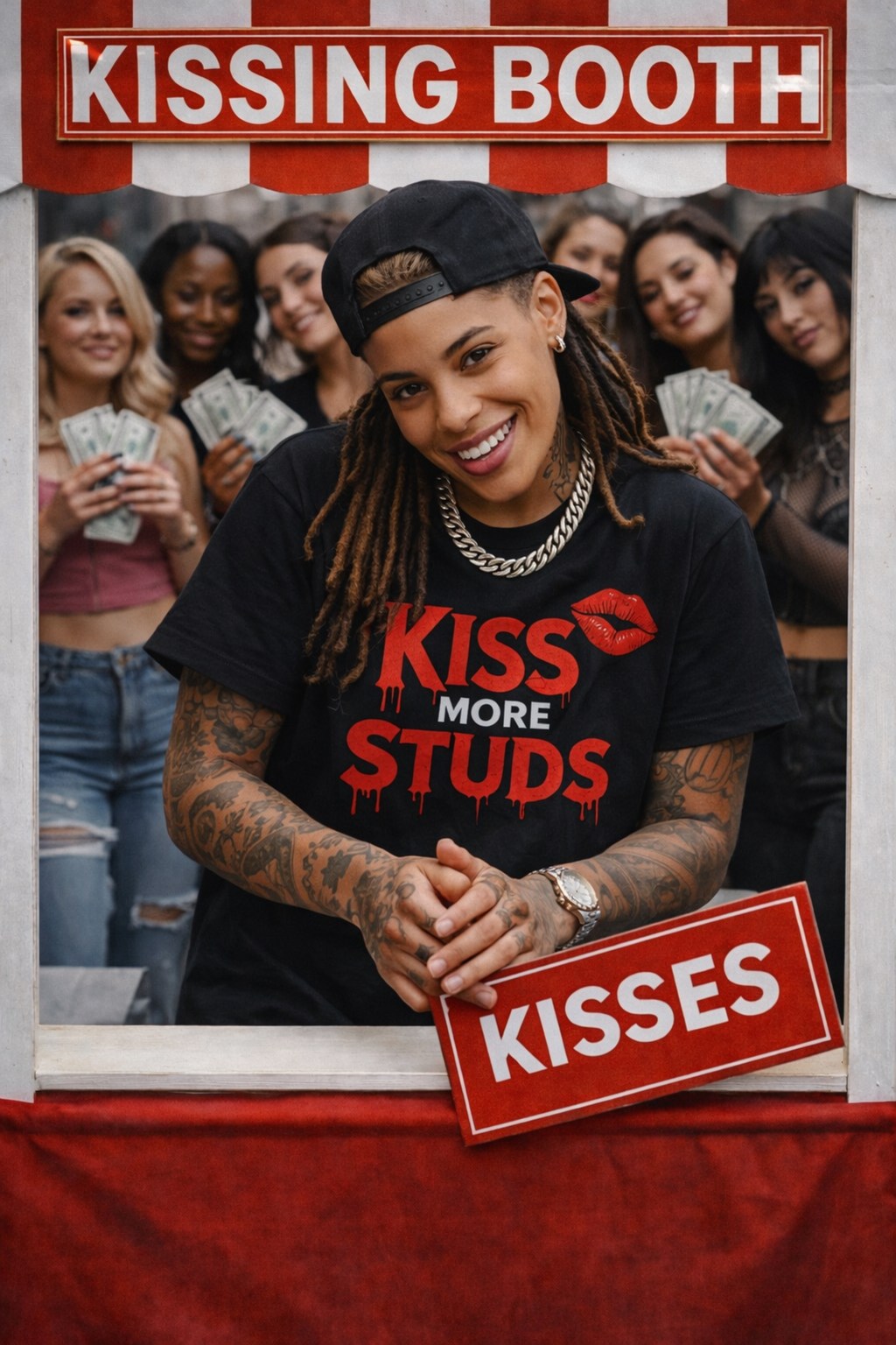 Kiss More Studs T-Shirt