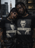 Be Creepy With Me Gothic Horror Graphic Tee