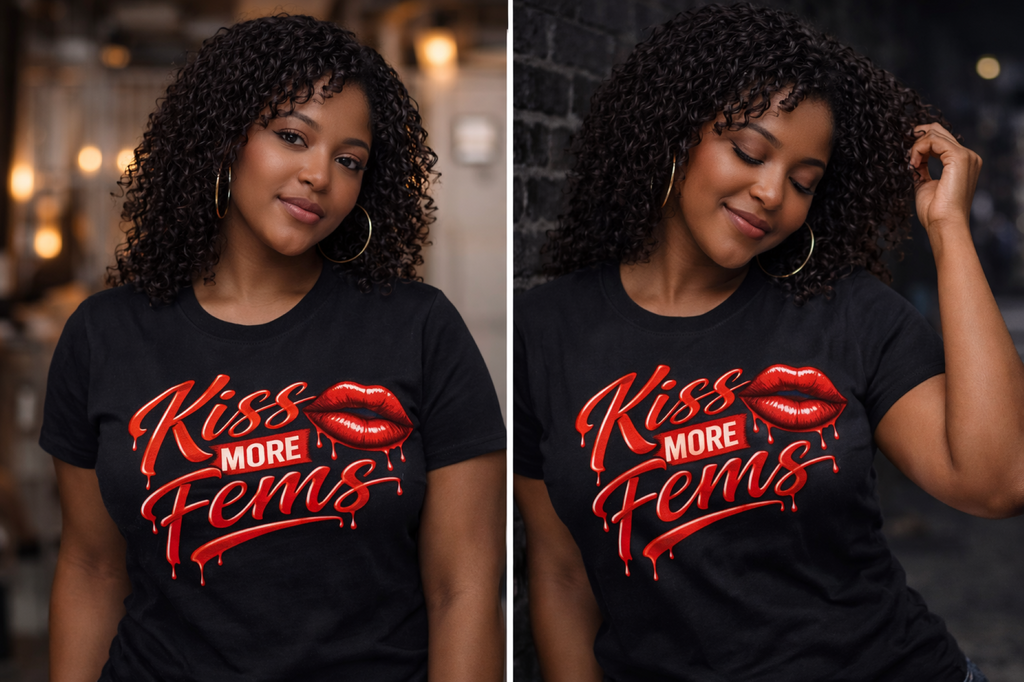 Kiss More Fems Unisex Graphic T-Shirt