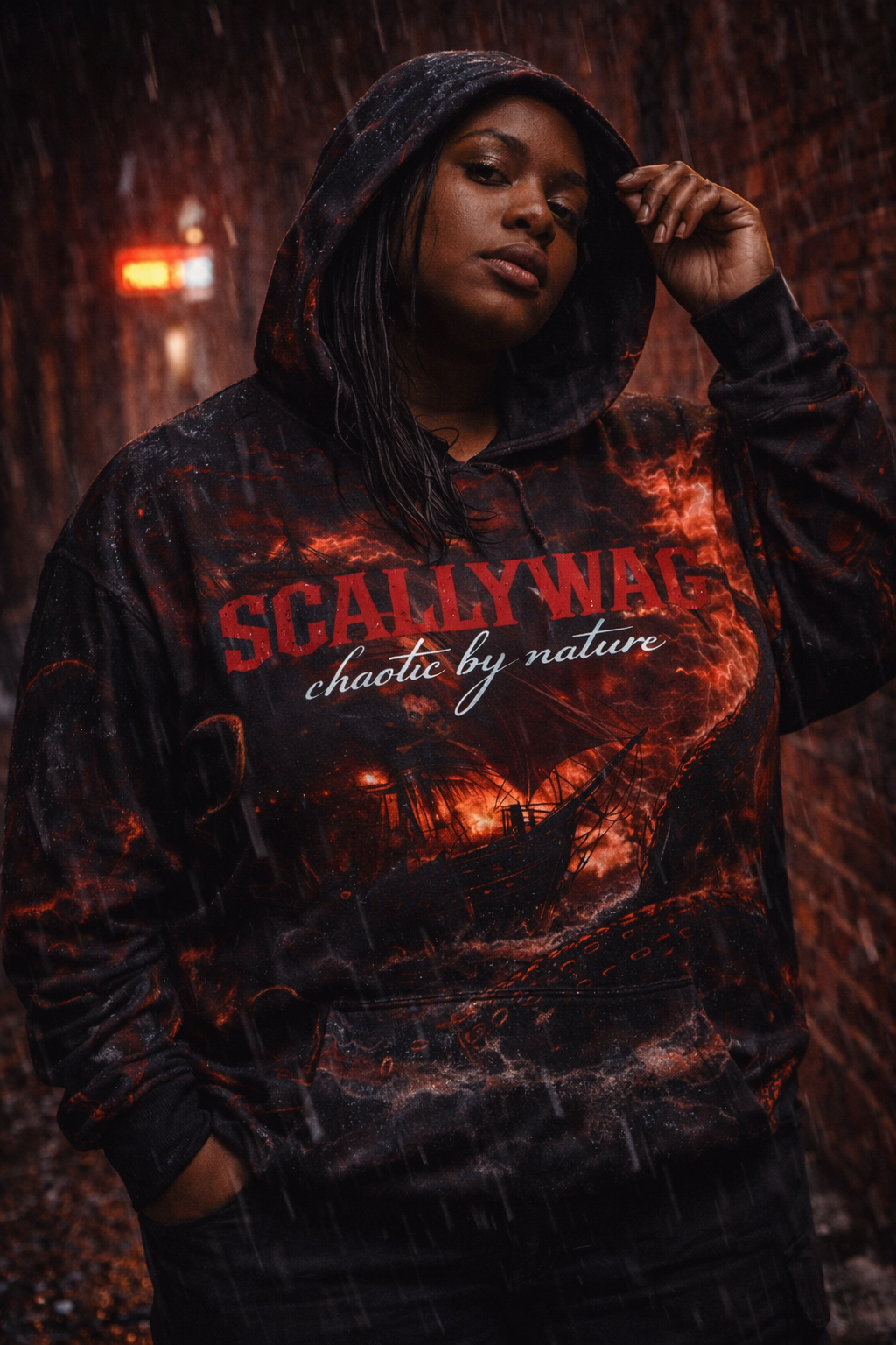 SCALLYWAG: Chaotic By Nature | Kraken Storm Hoodie