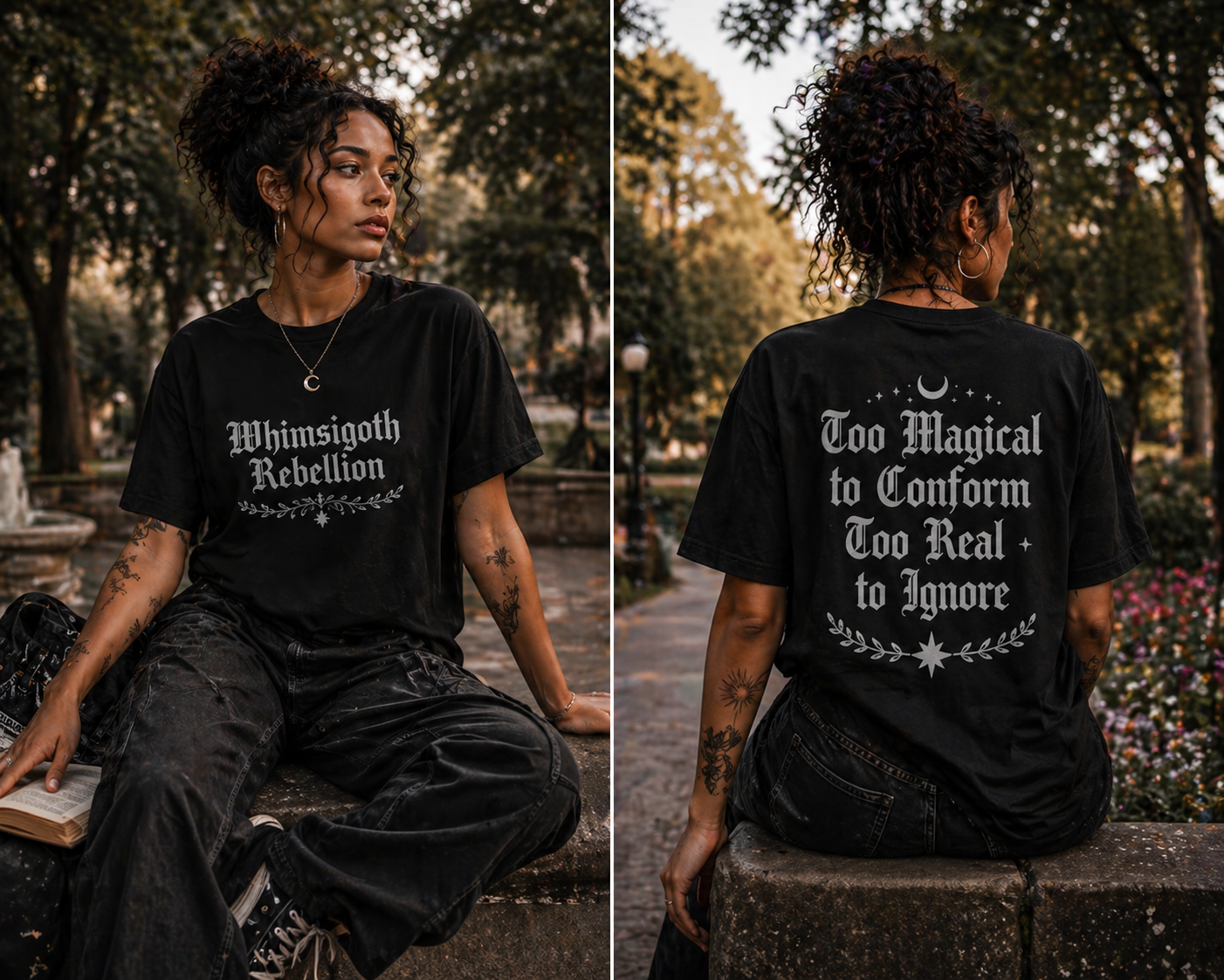 Whimsigoth Rebellion Boxy Unisex Gothic Graphic Tee