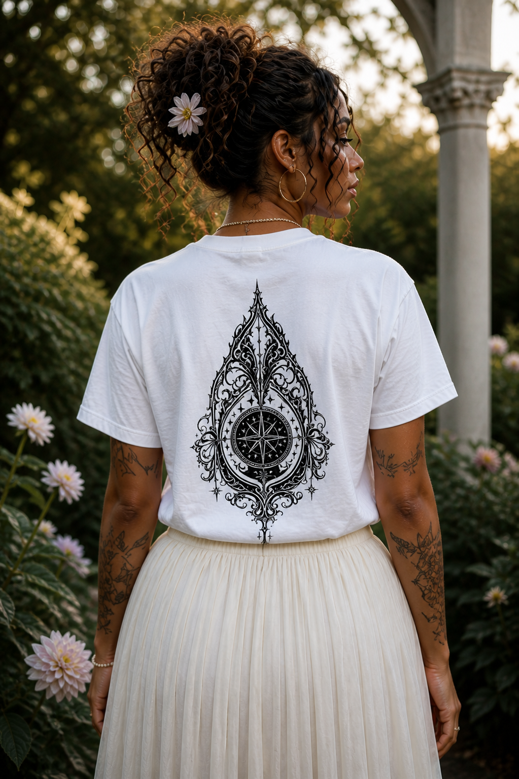 Corporate Dropout Crop Top — Gothic Festival Tee