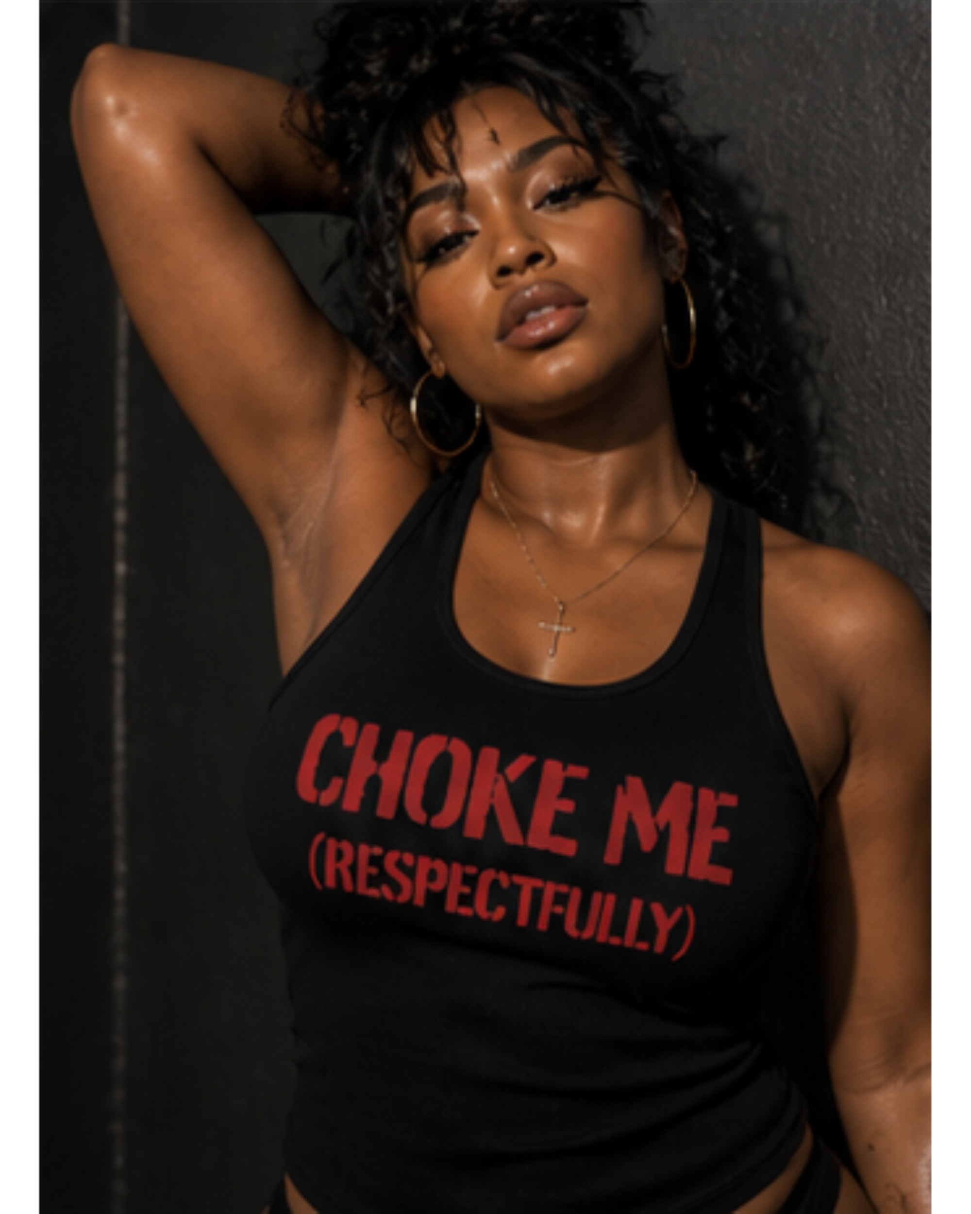 HΞXA Racerback Tank – Red
