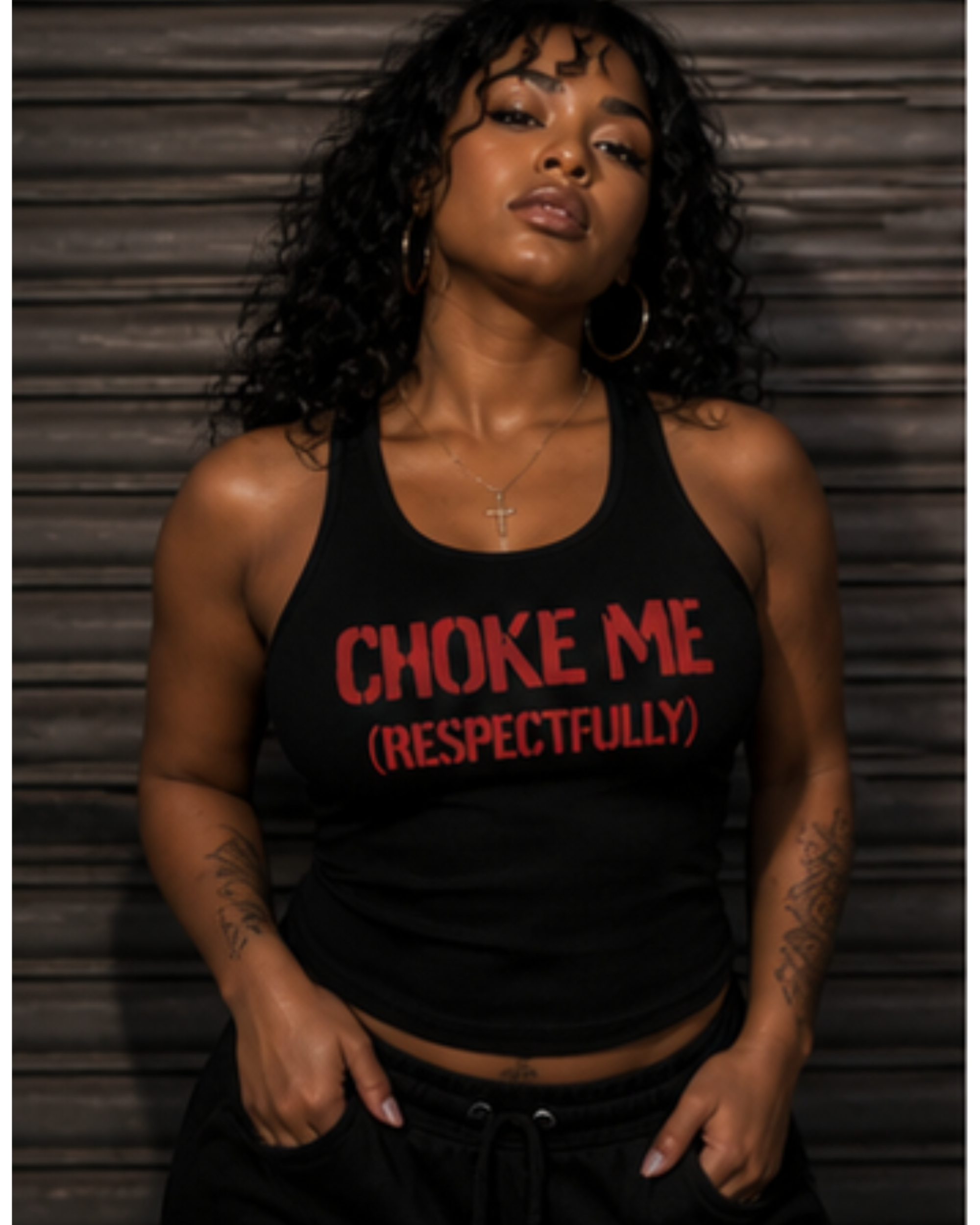 HΞXA Racerback Tank – Red